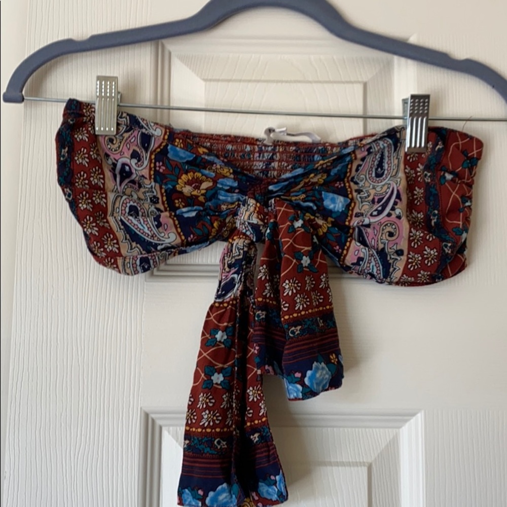 Paisley tube top